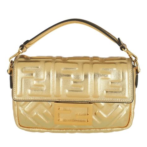 gold fendi bag